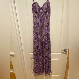 LAUNDRY evening gown in purple - size 8
